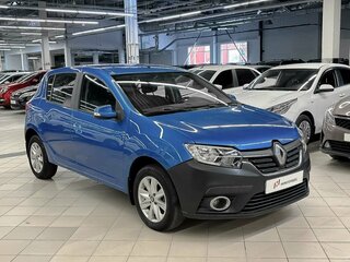 2018 Renault Sandero II Рестайлинг, синий, 1029000 рублей, вид 2