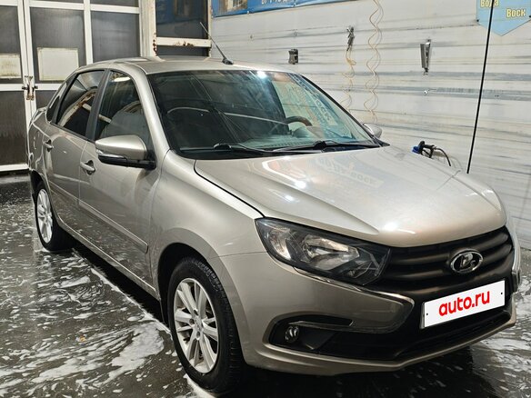 2020 Lada (ВАЗ) Granta I Рестайлинг, серый, 750000 рублей - вид 2