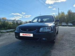 2008 Hyundai Accent ТагАЗ II, чёрный, 229000 рублей, вид 3