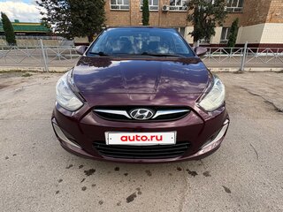2011 Hyundai Solaris I, фиолетовый, 540000 рублей, вид 1