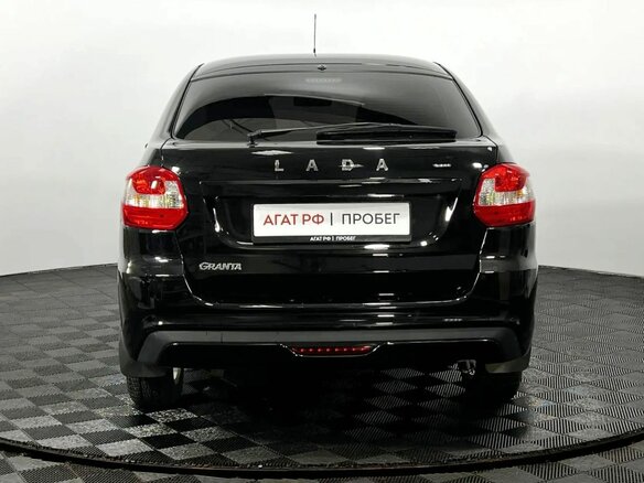 2021 Lada (ВАЗ) Granta I Рестайлинг, чёрный, 740000 рублей - вид 6