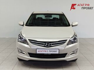 2015 Hyundai Solaris I Рестайлинг, бежевый, 1287000 рублей, вид 2