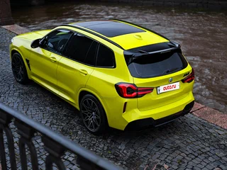 2022 BMW X3 M Competition I (F97) Рестайлинг, зелёный, 8500000 рублей, вид 4