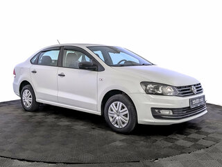 2018 Volkswagen Polo V Рестайлинг, белый, 1180000 рублей, вид 3