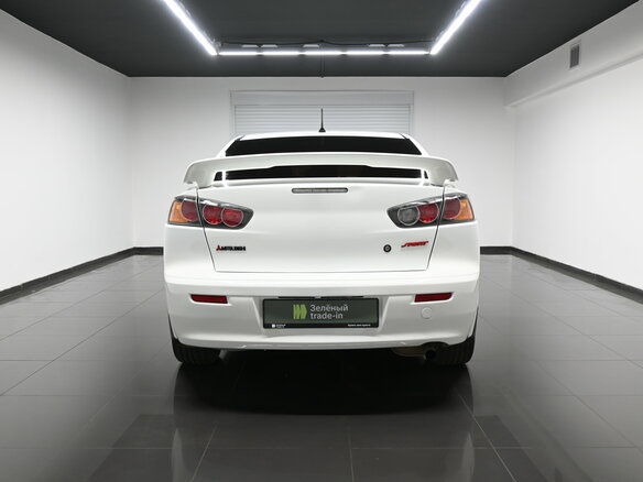 2012 Mitsubishi Lancer X Рестайлинг, белый, 860000 рублей - вид 3