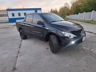 2008 SsangYong Actyon Sports I, чёрный, 550000 рублей, вид 2