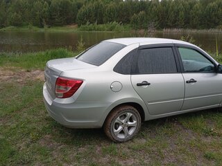 2018 Lada (ВАЗ) Granta I, серебристый, 535000 рублей, вид 4
