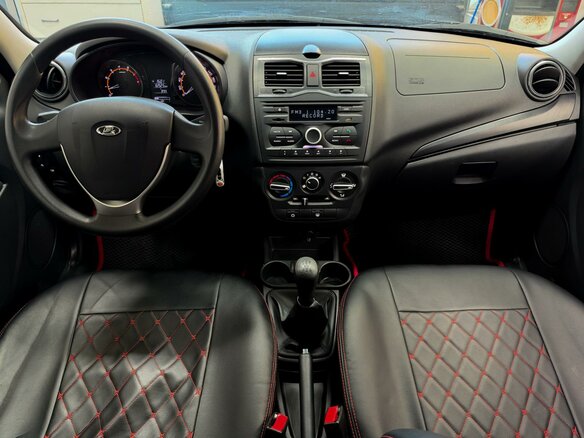2021 Lada (ВАЗ) Granta I Рестайлинг, чёрный, 720000 рублей - вид 6