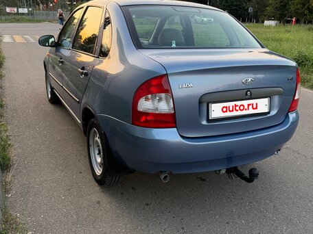 2007 Lada (ВАЗ) Kalina I, синий, вид 4