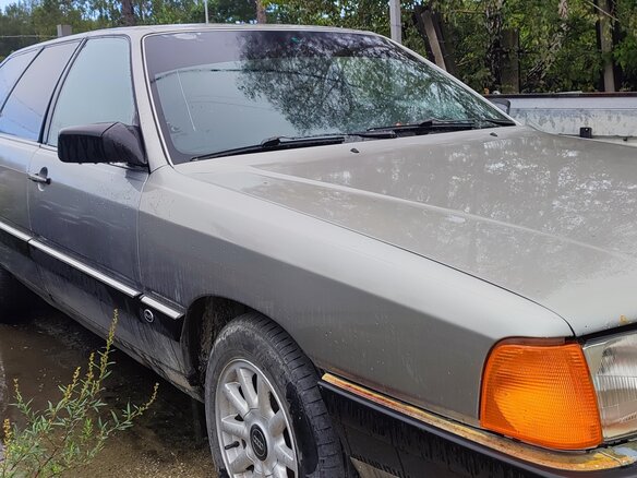 1985 Audi 100 III (C3), серебристый, 250000 рублей - вид 5