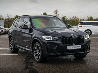 2021 BMW X3 30i xDrive III (G01) Рестайлинг, синий, 5147000 рублей, вид 4