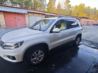 2014 Volkswagen Tiguan I Рестайлинг, белый, 1485000 рублей, вид 2