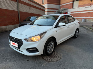 2019 Hyundai Solaris II, белый, 1350000 рублей, вид 1