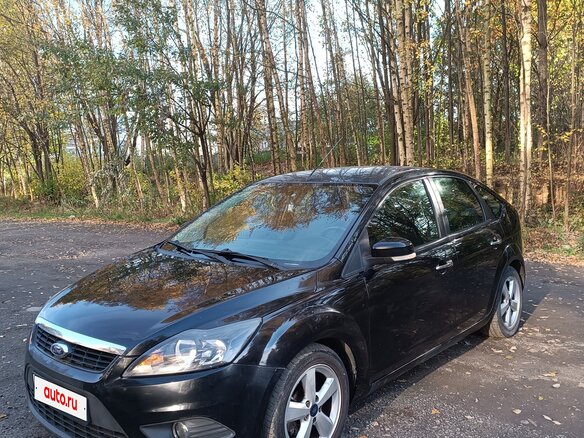 2008 Ford Focus II Рестайлинг, чёрный, 450000 рублей