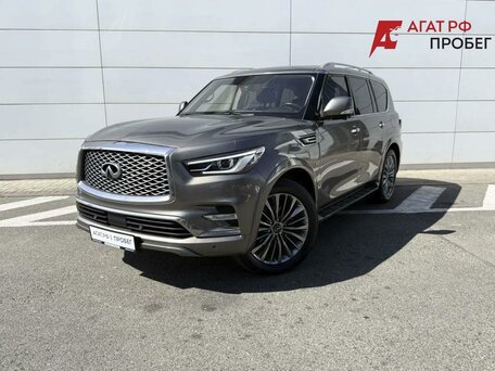 2018 Infiniti QX80 I Рестайлинг 2, серый, 3690000 рублей, вид 1