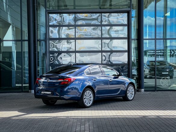2014 Opel Insignia I Рестайлинг, синий, 1280000 рублей - вид 6