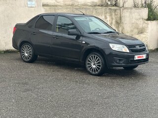 2013 Lada (ВАЗ) Granta I, чёрный, 500000 рублей, вид 2