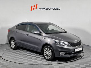 2016 Kia Rio III Рестайлинг, серый, 833000 рублей, вид 3