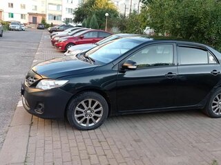 2012 Toyota Corolla X (E140, E150) Рестайлинг, чёрный, 550000 рублей, вид 4