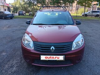 2014 Renault Sandero I, красный, 450000 рублей, вид 1