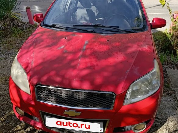2008 Chevrolet Aveo I Рестайлинг, красный, 310000 рублей - вид 1