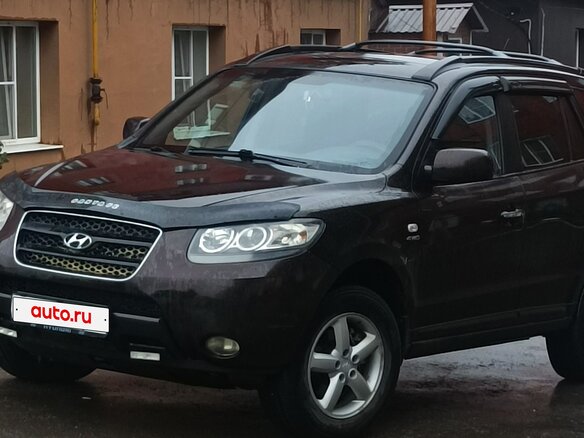 2006 Hyundai Santa Fe II, пурпурный, 1000000 рублей