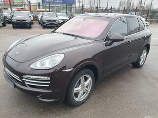 2014 Porsche Cayenne II (958), коричневый, 2750000 рублей, вид 2