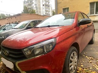 2016 Lada (ВАЗ) Vesta I, красный, 730000 рублей, вид 1