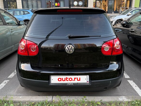 2006 Volkswagen Golf V, чёрный - вид 4