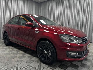 2019 Volkswagen Polo V Рестайлинг, красный, 1184000 рублей, вид 2