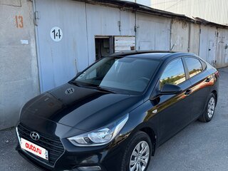 2018 Hyundai Solaris II, чёрный, 1000000 рублей, вид 1