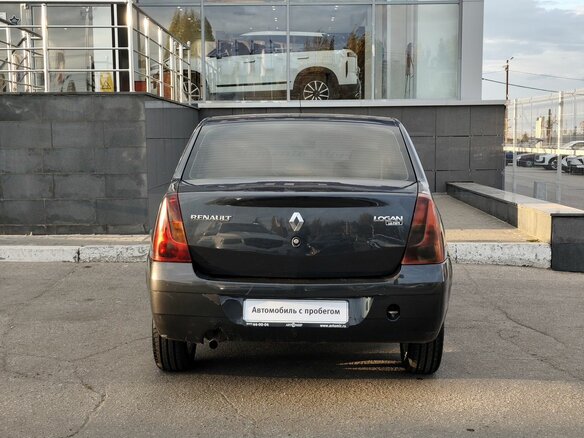 2008 Renault Logan I, серый, 320000 рублей - вид 5