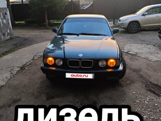 1991 BMW 5 серии 524d III (E34), зелёный, 380000 рублей, вид 1