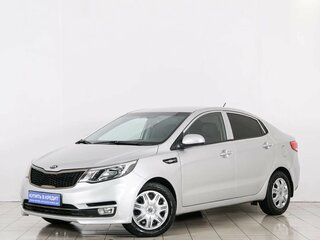 2016 Kia Rio III Рестайлинг, серебристый, 1099000 рублей, вид 3