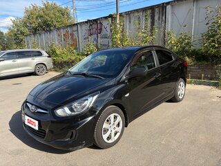 2014 Hyundai Solaris I, чёрный, 781000 рублей, вид 1