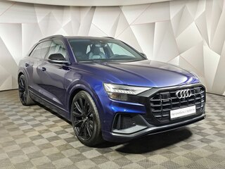 2019 Audi Q8 45 TDI I (4M), синий, 5581000 рублей, вид 3