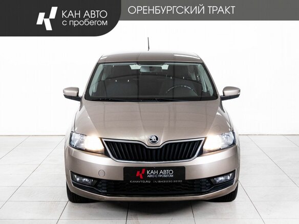 2018 Skoda Rapid I Рестайлинг, бежевый, 1100000 рублей - вид 1