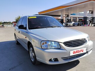 2010 Hyundai Accent ТагАЗ II, серебристый, 500000 рублей, вид 4