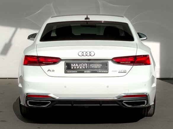 2022 Audi A5 45 TFSI II (F5) Рестайлинг, белый - вид 5
