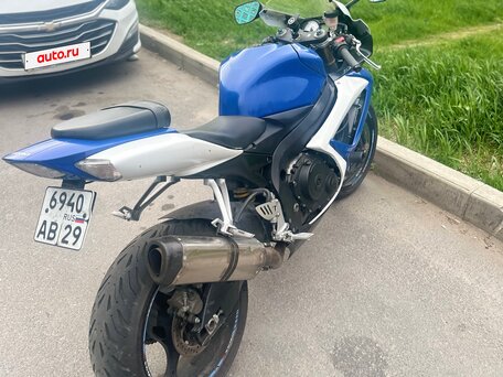 2007 Suzuki GSX-R 600, синий, 555000 рублей, вид 3