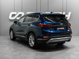 2019 Hyundai Santa Fe IV, синий, 3100000 рублей, вид 2