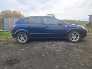 2008 Opel Astra H Рестайлинг, синий, 350000 рублей, вид 2