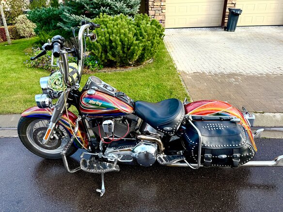 2004 Harley-Davidson Heritage, красный, 2000000 рублей - вид 17