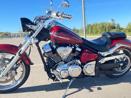 2009 Yamaha XV 1900, красный, 799000 рублей, вид 1