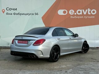2017 Mercedes-Benz C-Класс 180 9G-TRONIC IV (W205), серебристый, 2149000 рублей, вид 4