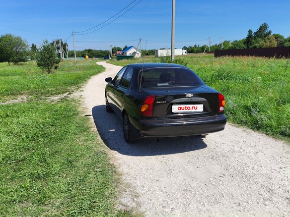2008 Chevrolet Lanos I, чёрный - вид 4