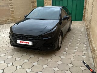 2019 Hyundai Solaris II, чёрный, 1430000 рублей, вид 3
