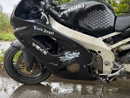 1998 Kawasaki ZX-9R Ninja, чёрный, 250000 рублей, вид 1