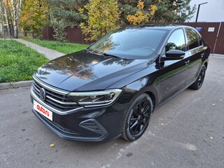 2021 Volkswagen Polo VI, чёрный, 1650000 рублей, вид 3