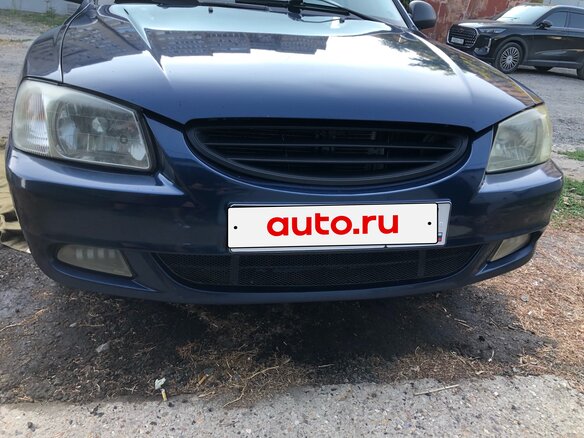 2007 Hyundai Accent ТагАЗ II, синий - вид 6